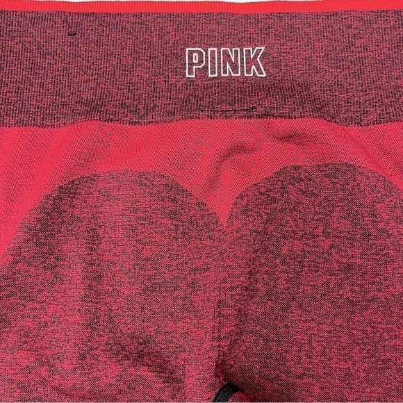Pink by Victoria's Secret Red Seamless Legging Size Medium - Picture 5 of 7